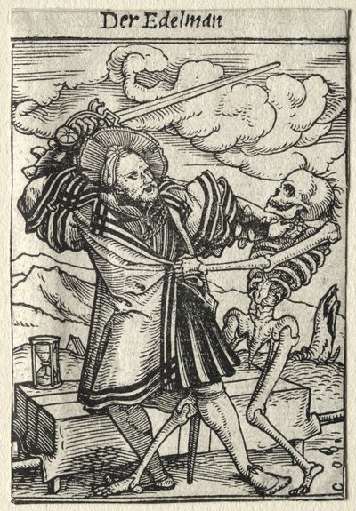 Tanec smrti: Šlechtic od Hans Holbein the Younger