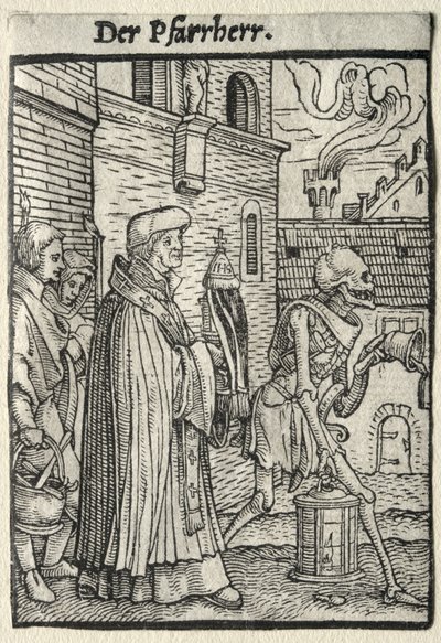 Tanec smrti: Pastor od Hans Holbein the Younger