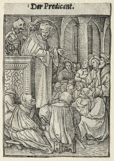 Tanec smrti: Kazatel od Hans Holbein the Younger