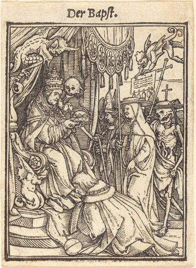 Papež. od Hans Holbein der Jüngere