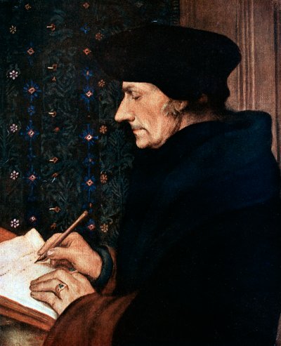 Desiderus Erasmus 1497-1543, holandský humanista a učenec, 1523. od Hans Holbein der Jüngere