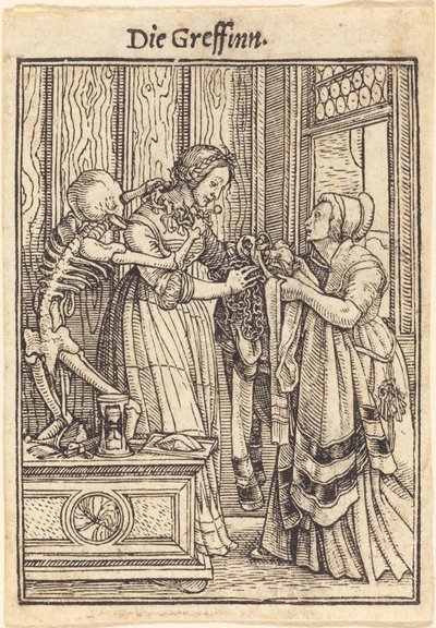Hraběnka od Hans Holbein der Jüngere