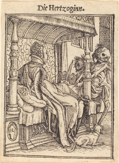 vévodkyně od Hans Holbein der Jüngere
