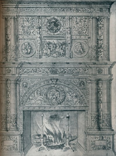 Výkres komínového kusu, c1537 od Hans Holbein der Jüngere