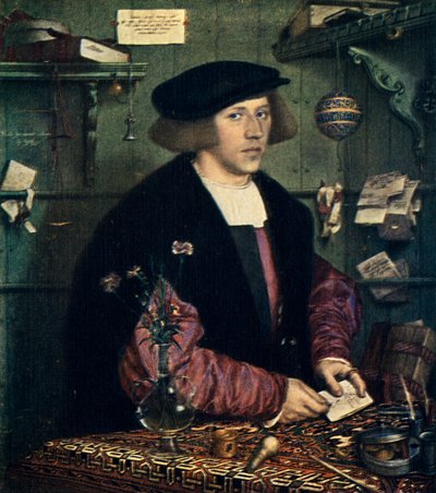 George Gisze, 1532, 1909 od Hans Holbein der Jüngere