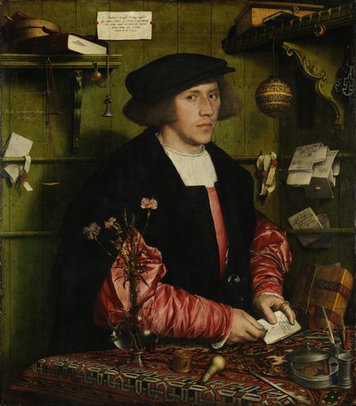 Německy: Der Kaufmann Georg Gisze Kupec Georg Gisze od Hans Holbein the Younger