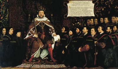 Jindřich VIII a holičští chirurgové od Hans Holbein der Jüngere