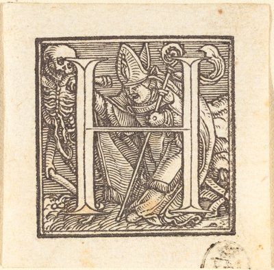 Dopis H od Hans Holbein der Jüngere