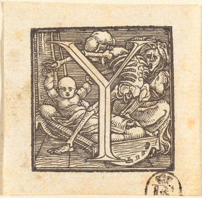 Písmeno Y od Hans Holbein der Jüngere