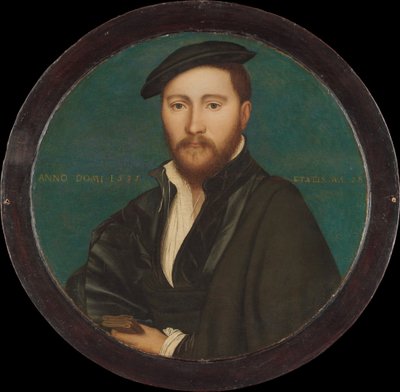 Portrét muže, 1535 (olej a zlato na dubu) od Hans Holbein der Jüngere