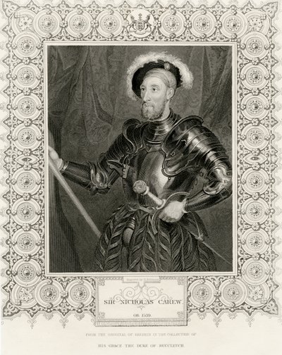 Sir Nicholas Carew od Hans Holbein der Jüngere