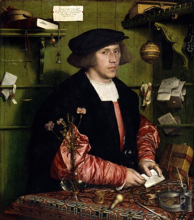 Kupec Jiří Gisze (1497-1562) od Hans Holbein the Younger