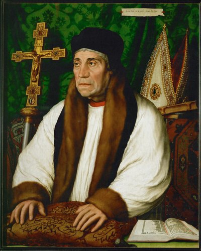 William Warham, arcibiskup z Canterbury ... od Hans Holbein the Younger