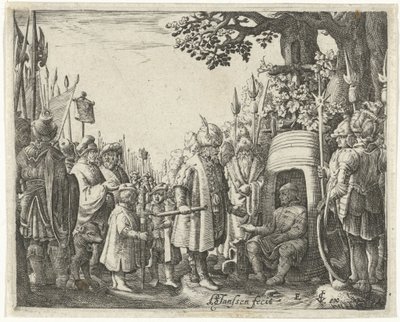 Alexandr Veliký a Diogenes od Hans Janssen