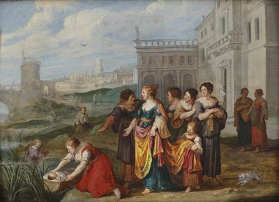 Mojžíšův nález od Hans Jordaens III