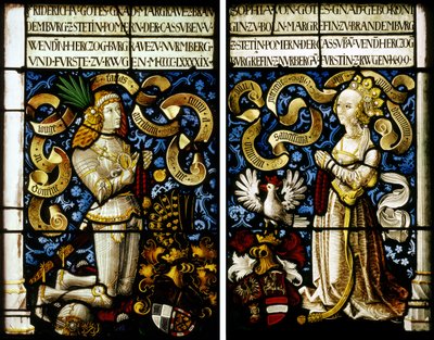 Markrabě Fridrich z Braniborska-Ansbachu 1460–1536 a jeho manželka Sophia Jagellonská 1464–1512, 149 od Hans Kamberger
