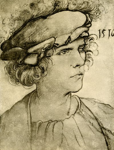 Portrét cizince od Hans Leonard Schaufelein
