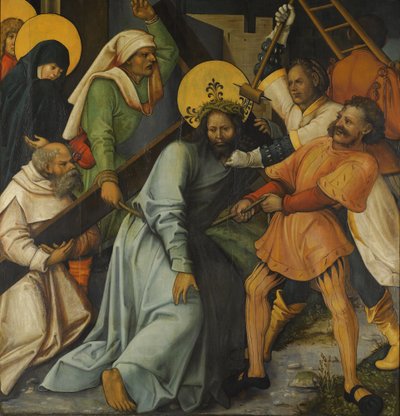 Kristus nese kříž od Hans Leonhard Schäufelein