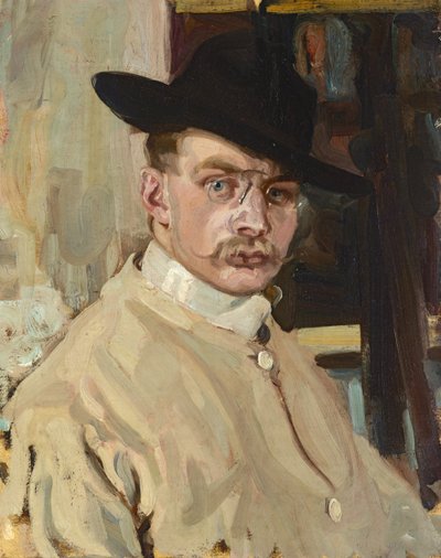 autoportrét od Hans Lesker