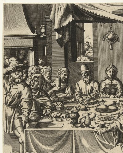 Svatba v Káně od Hans Liefrinck (I) (attributed to)