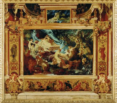 Sen noci svatojánské ... (malba na plátně) od Hans Makart