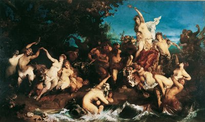 Bakchus a Ariadna od Hans Makart