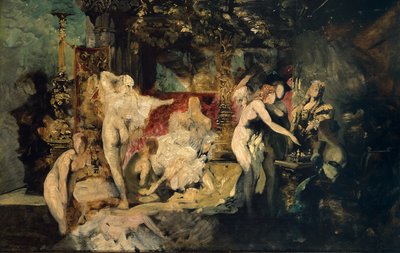 Léto. Studie od Hans Makart