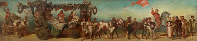 Návrh průvodu z roku 1879 – Uzenáři od Hans Makart