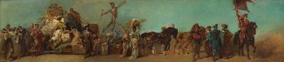 Návrh průvodu z roku 1879 – Družstvo velkoobchodníků od Hans Makart