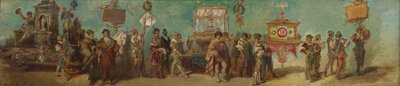 Návrh slavnostního průvodu roku 1879 - Hrnčíři a skláři od Hans Makart