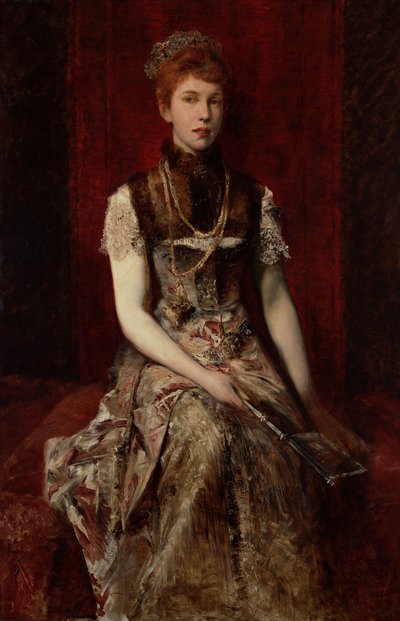 Portrét Dory Fournier-Gabillon, cca 1879 od Hans Makart