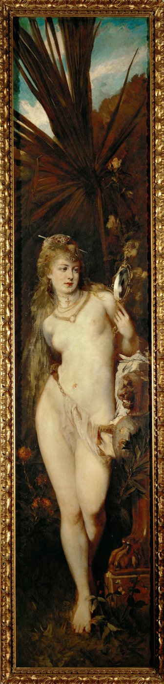 Pohled - z cyklu Die fuenf Sinne ... (olej na plátně) od Hans Makart