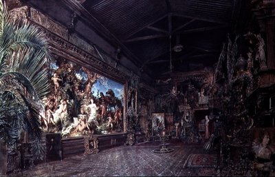 Umělcovo studio od Hans Makart