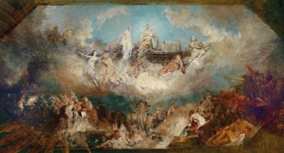 Potopení pokladu Nibelungů v Rýnu, 1882-1884. od Hans Makart