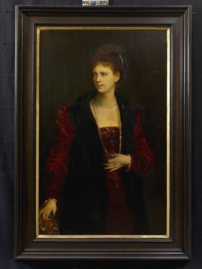 Zerline Gabillon, rozená Würzburgová (1834–1892), herečka od Hans Makart