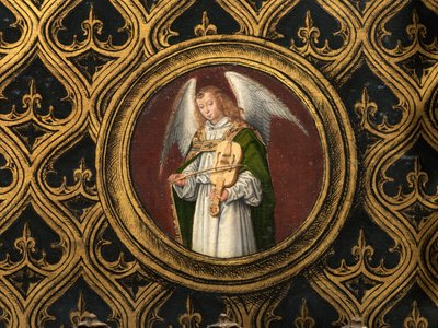 Detail relikviáře svaté Uršuly od Hans Memling