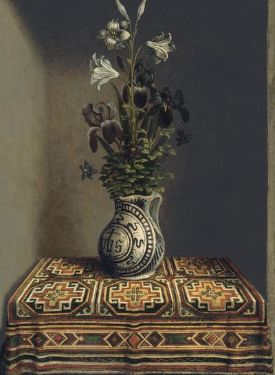Květiny ve džbánu, asi 1485 od Hans Memling