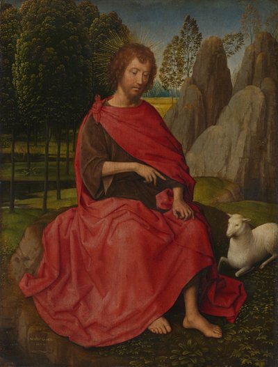 Jan Křtitel
(Zadní strana: lebka) od Hans Memling