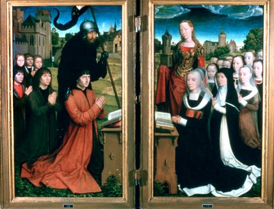 Triptych rodu Moreel, 1484 od Hans Memling