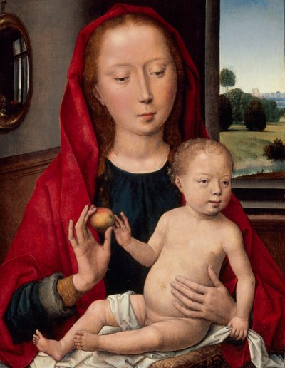 Panna s dítětem od Hans Memling