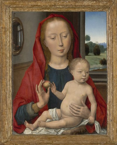 Panna a dítě, 1485-90 od Hans Memling