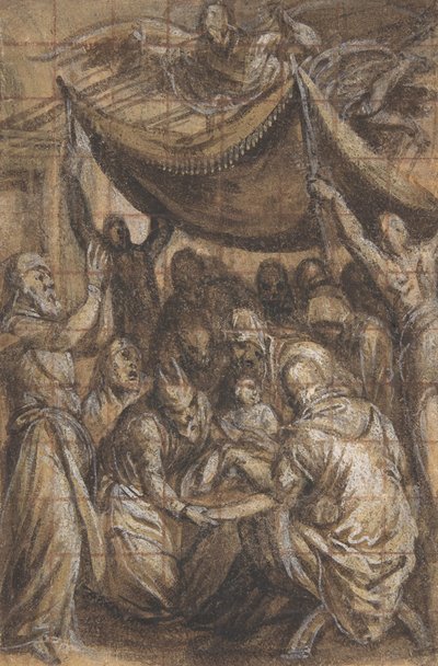 Obřízka, 1516-73. od Hans Mielich