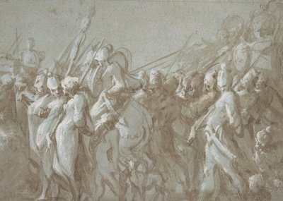 Vojenský průvod, 16. století. od Hans Mont