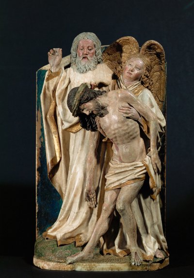 Svatá Trojice (polychromovaný vápenec) od Hans Multscher