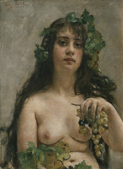 Champagne Girl (olej na plátně) od Hans Olaf Heyerdahl