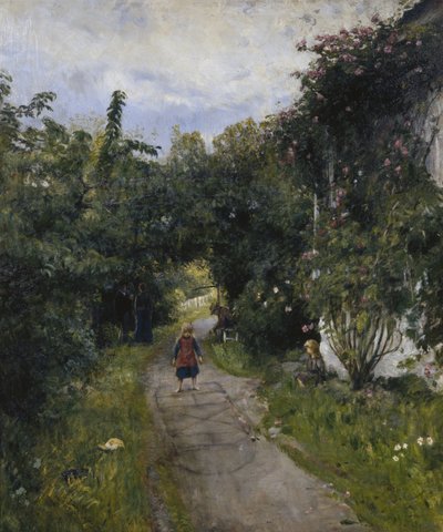 Hopscotch board, Paradis (olej na plátně) od Hans Olaf Heyerdahl