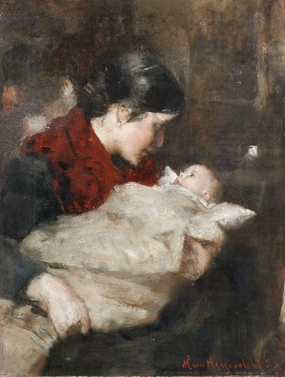 Matka a dítě od Hans Olaf Heyerdahl