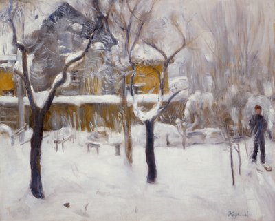 Zimní krajina od Hans Olaf Heyerdahl