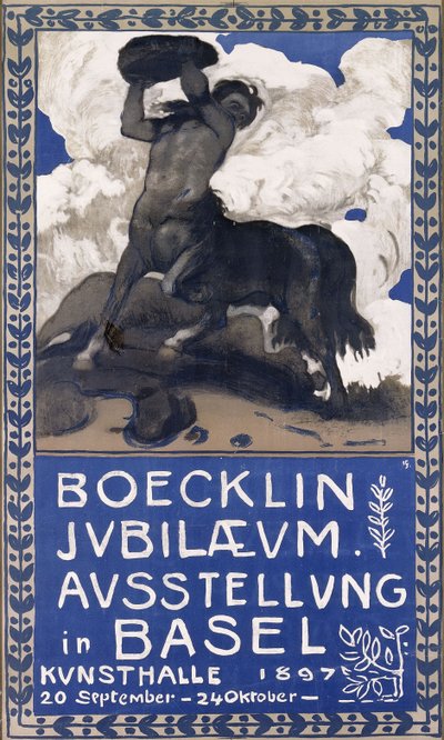 Boecklinovo jubileum, 1897 od Hans Sandreuter