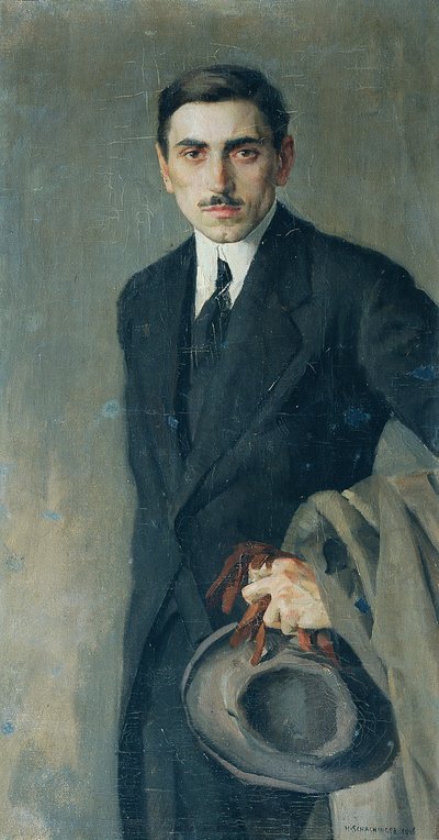 Malíř Fritz Zerritsch od Hans Schachinger